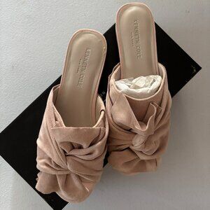 Kenneth Cole New York Open-Toe Suede Mules Sandals New Size 7.5